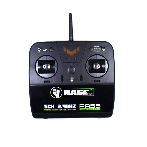 2.4G 5-Channel Transmitter, Mode 2; Defender 1100