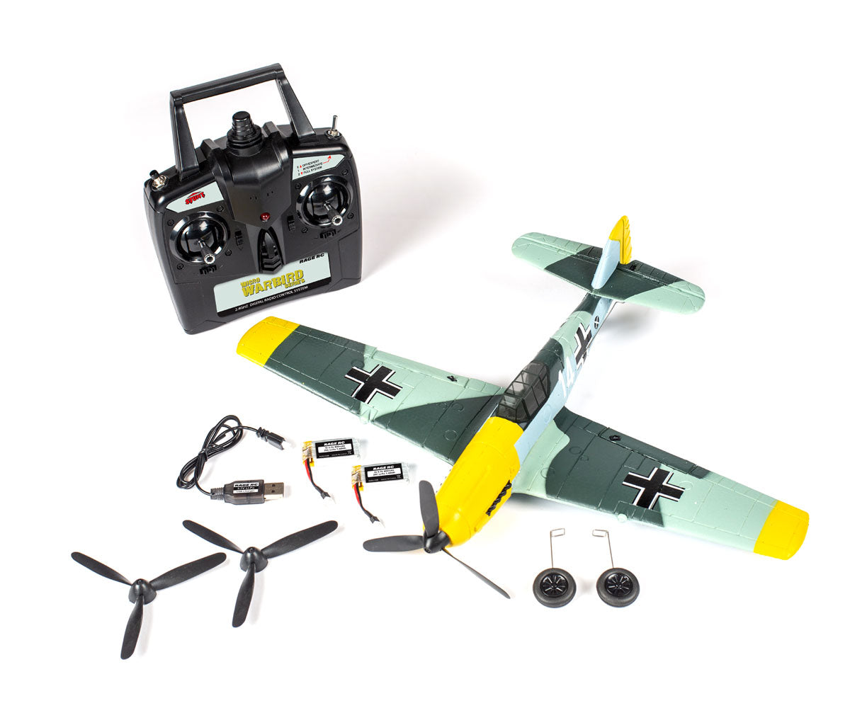 Rage R/C - Messerschmitt Bf 109 Micro RTF Airplane with PASS