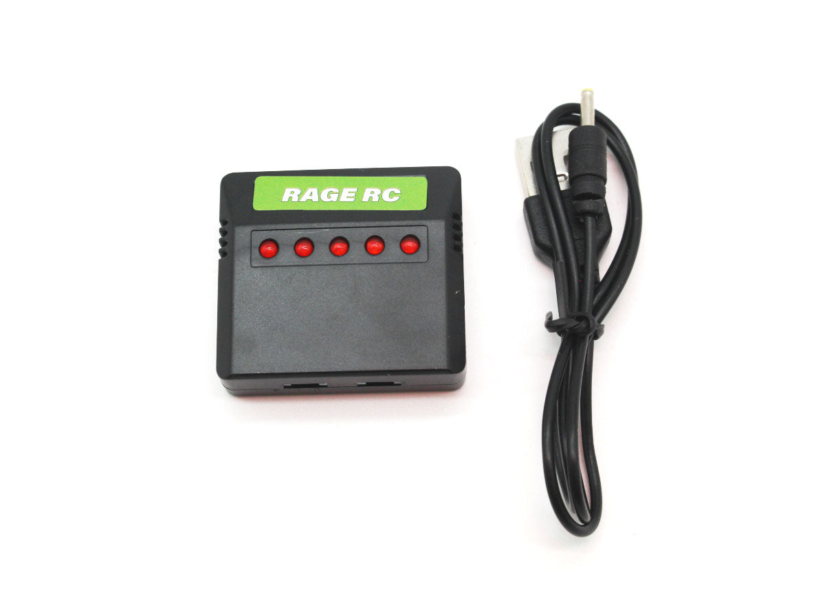 Rage R/C - 5-Port 1S USB Micro Charger Micro Warbirds, Super Cub MX4