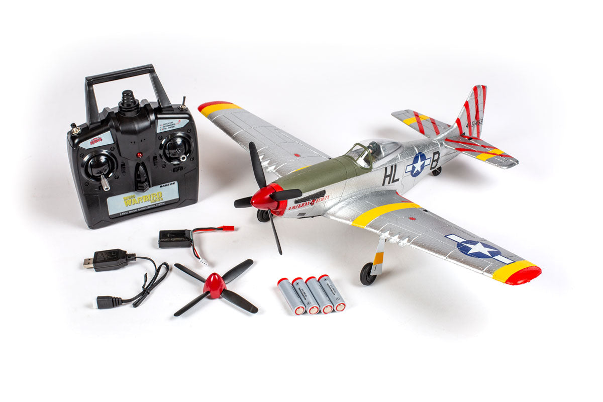 Rage R/C - P-51D BL 500mm RTF Warbird