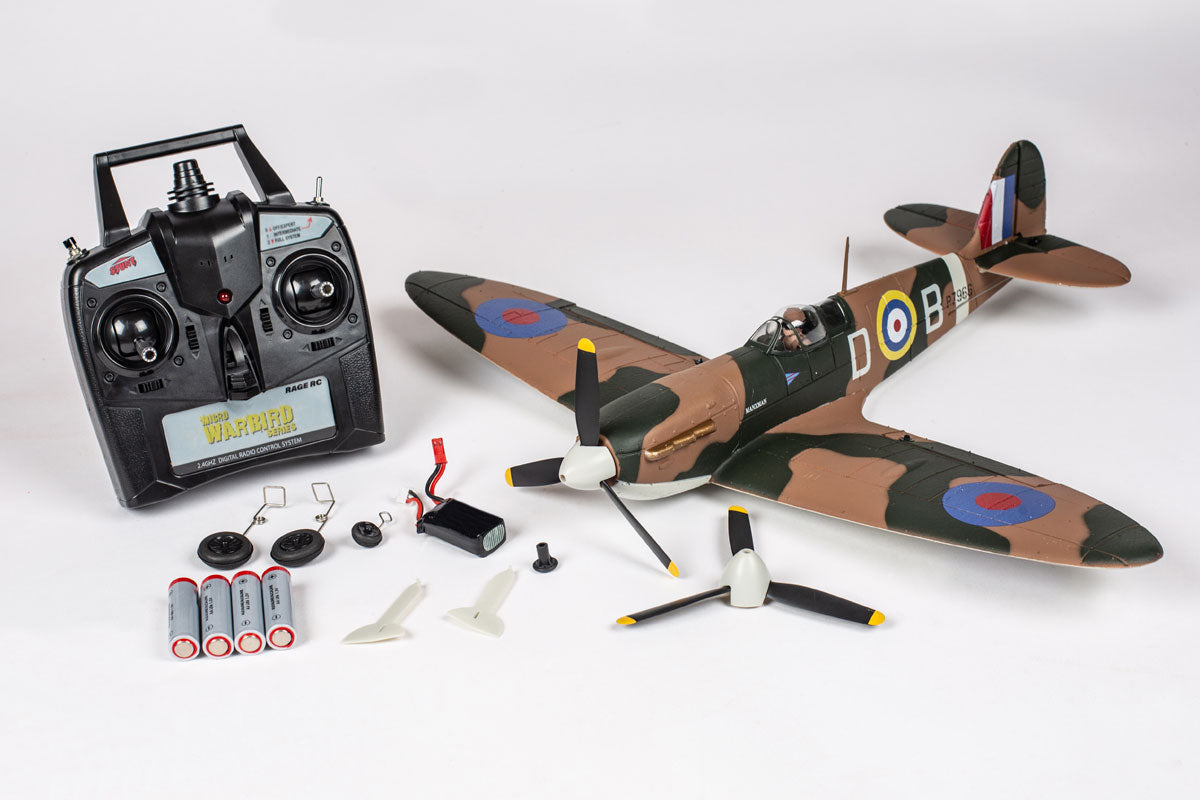 Rage R/C - RAF Spitfire BL 500mm RTF Airplane with PASS