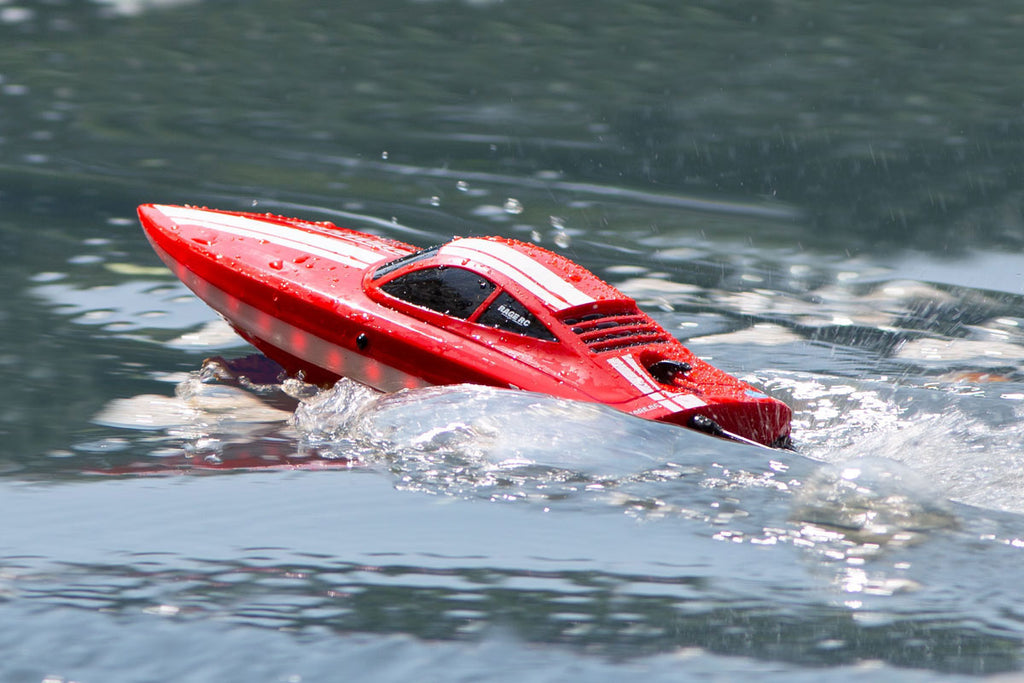 Rage R/C - LightWave Electric Micro RTR Boat; Red