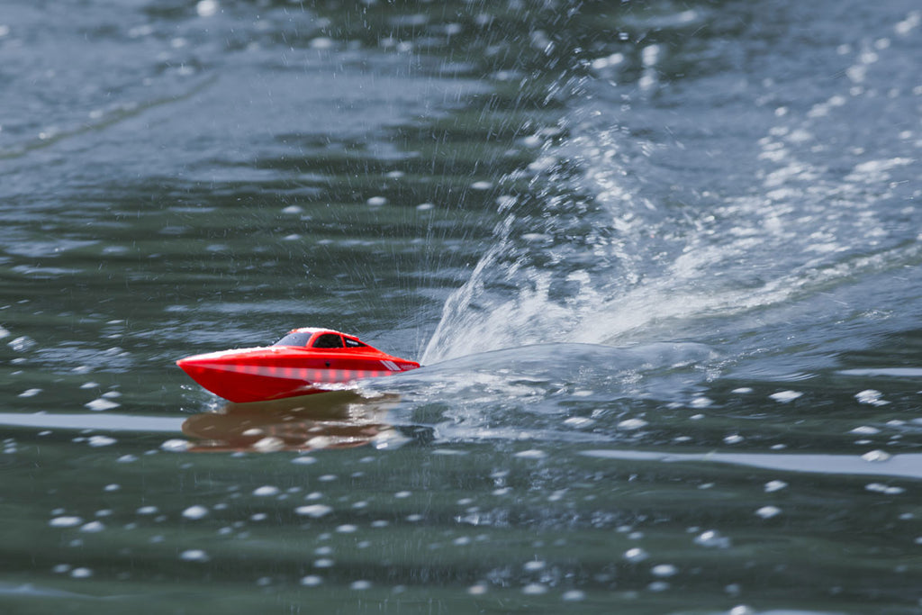 Rage R/C - LightWave Electric Micro RTR Boat; Red