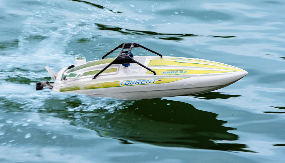 Rage R/C - Torrent 450BL RTR Jet Boat, Green