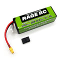 Rage R/C - 5300mAh 3S 11.1V 60C Hard Case LiPo Battery XT60 w/TRX Adapt