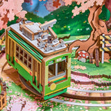 Sakura Dreamy Tour DIY Music Box 3D Wooden Puzzle