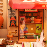 Rolife Corner Bookstore, DIY Miniature House Kit