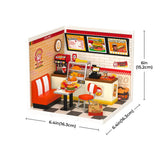 Yum Yum Burgers DIY Plastic Miniature House