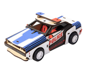 Vehicle Kits for Kids; Police Car