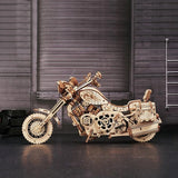 Mechanical Wood Models; Cruiser Motorcycle