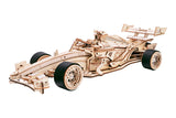 F1 Racing Car, Mechanical Wood Models