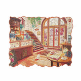 Rowood Cozy Winter Cafe 200-Piece Wooden Jigsaw Puzzle