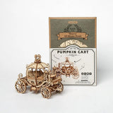 Classic 3D Wood Puzzles; Pumpkin Carriage/Cart