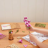 Purple Moth Orchid DIY Wooden Flower