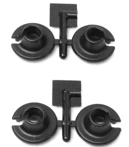 LOWER SPRING CUPS FOR LOSI & SLASH,RALLY,NITRO SLASH(BLACK)