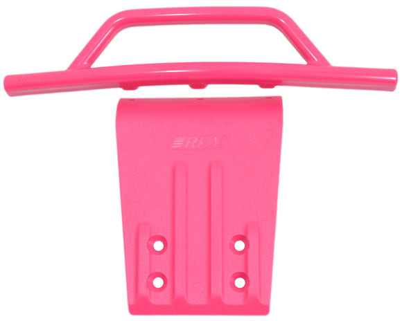 Front Bumper and Skid Plate, Pink, for Traxxas Slash 2wd