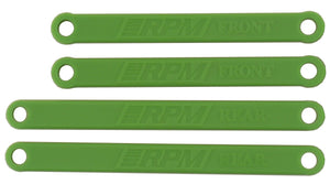 HEAVY DUTY CAMBER LINKS FOR E-RUSTLER & E-STAMPEDE - GREEN