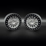 2.2 "Shield" Aluminum Beadlock Wheels w/Hubs (2)