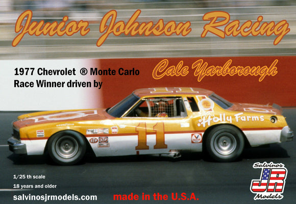 1/25 Junior Johnson Racing #11 1977 Chevy Monte Carlo - Cale