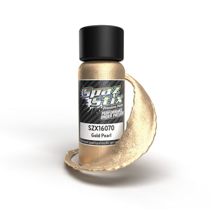 Spaz Stix - Gold Pearl Airbrush Ready Paint, 2oz Bottle