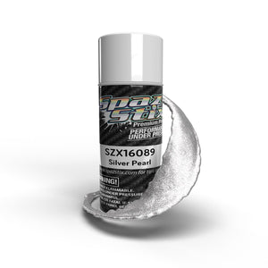 Spaz Stix - Silver Pearl Aerosol Paint, 3.5oz Can