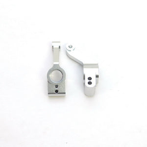 ALUMINUM REAR HUB CARRIERS FOR SLASH 4X4 (SILVER) 1 PAIR