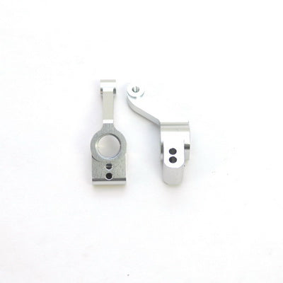 ALUMINUM REAR HUB CARRIERS FOR SLASH 4X4 (SILVER) 1 PAIR