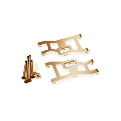 Aluminum Front A-Arms w/ Lock- Nut Hinge-Pins, Silver