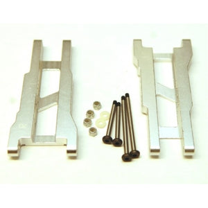 Silver Heavy Duty Rear Suspens Arms w/ Lock Nut Hinge Pins