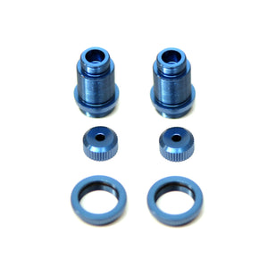 Alum. Threaded Shock Bodies for Traxxas 4Tec 2.0 (Blue)