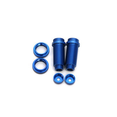 ALUM BIG BORE THREADED FRT SHOCK BODIES/COLLARS/LO W CAPS