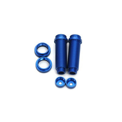 ALUM BIG BORE THREADED REAR SHOCK BODIES/COLLARS/L OW CAPS