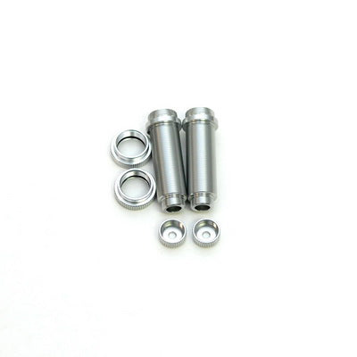 ALUM BIG BORE THREADED REAR SHOCK BODIES/COLLARS/L OW CAPS