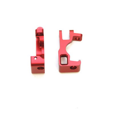 ALUM FRT C-HUBS FOR SLASH 4X4 (RED) 1 PAIR