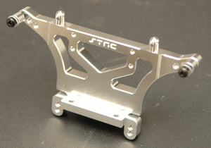 Aluminum Heavy Duty Rea Shock Tower, Silver, For Drag Slash