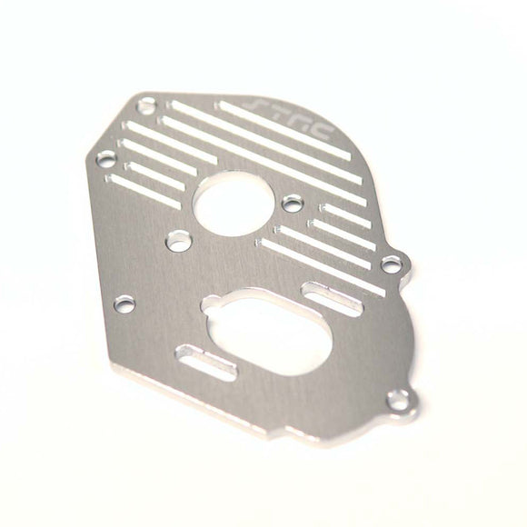 Aluminum Heat-sink Finned Motor Plate, Silver, for