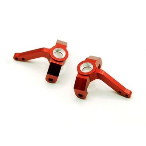 Aluminum HD Steering Knuckles, Red, for MT12, 1pair