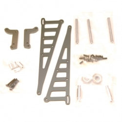 Gun Metal Wheelie Bar Kit, for DR10