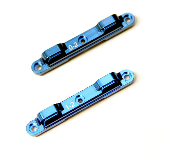 CNC Machined Aluminum Blue Rear Toe-In Suspension Block