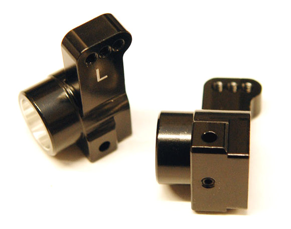 Black Rear Hub Carriers, 0-deg Toe-In (1pr)