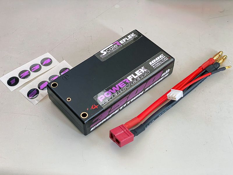 Scale Reflex - Shorty LiPo - 2S - 7.4 - 100C - 3500mAh - Purple