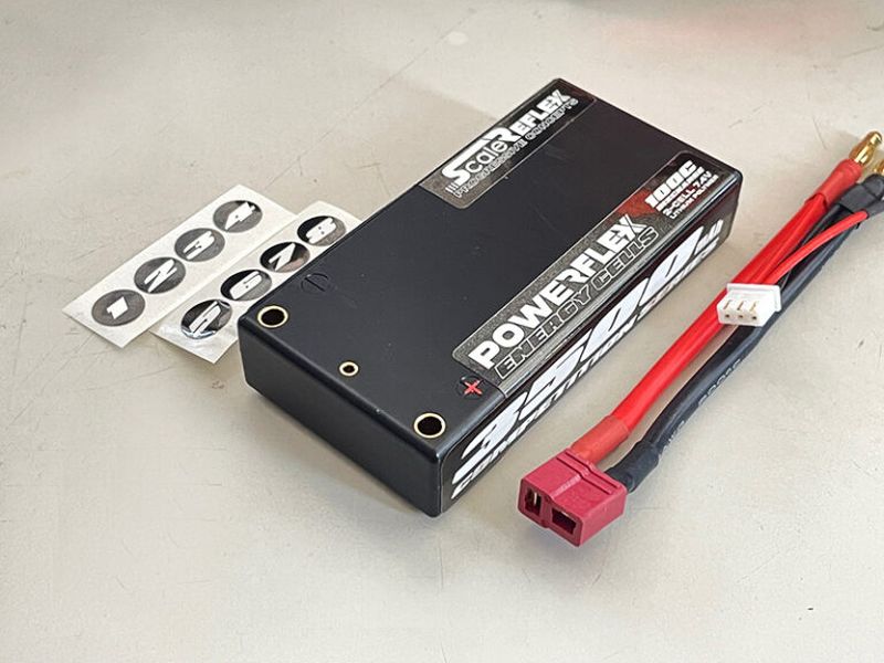 Scale Reflex - Shorty LiPo - 2S - 7.4 - 100C - 3500mAh - White