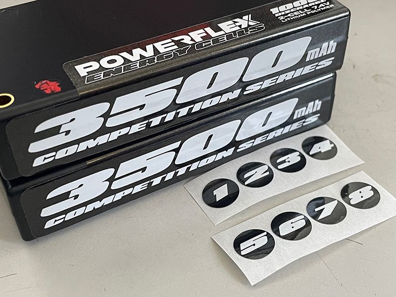 Scale Reflex - Shorty LiPo - 2S - 7.4 - 100C - 3500mAh - White