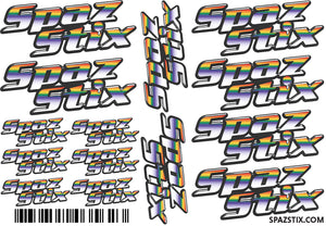 SpazStix Sticker Set, 6" x 4"