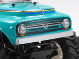 Tamiya - RC Squash Van, GF-02 Green/White Painted Body