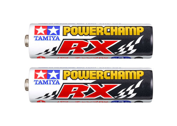 Tamiya - Powerchamp RX AA Alkaline Batteries (2 Pack)