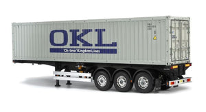 40-Foot Container 3-Axle Semi-Trailer, for Tamiya 1/14