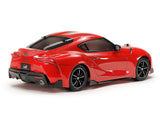 Tamiya - 1/10 RC Toyota GR Supra Kit, w/ TT-02 Chassis - Includes HobbyWing THW 1060 ESC