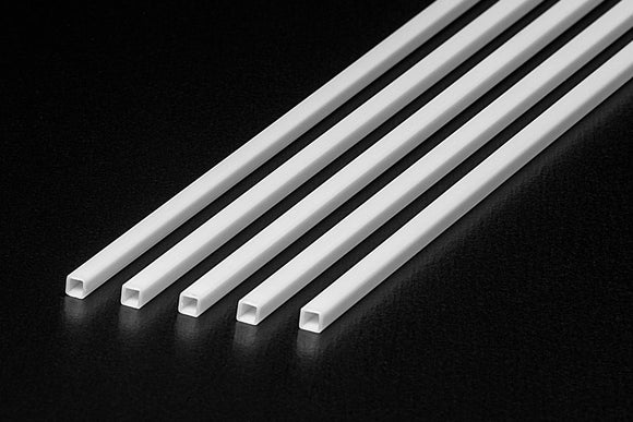 Plastic Beams 3mm Square Tube (5pcs)