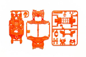 JR MS Chassis Set, Fluorescent Orange, Mini 4WD Station